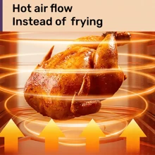 1 pc Karingbee  Air Fryer 1400W 8L Large capacity 6 in 1 Digital Touchscreen For Oil Free Healthy Meals