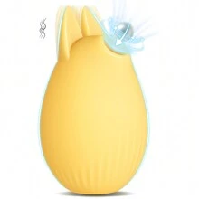 Vibrador de succión de clítoris Con tres modos de succión y tres modos de vibración, Un tipo diferente de placer, Ideal para mujeres y parejas para darle vida a las cosas, Resistente al agua, Recargable, Amarillo