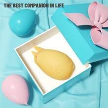 Vibrador de succión de clítoris Con tres modos de succión y tres modos de vibración, Un tipo diferente de placer, Ideal para mujeres y parejas para darle vida a las cosas, Resistente al agua, Recargable, Amarillo