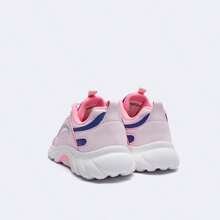 Balabala Girls Colorblock Thermal Fleece Liner Anti-Slip Wearproof Mesh Upper Breathable Chunky Shoes For Winter - Pink - View 2