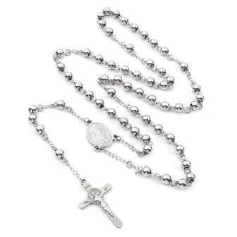 A Golden And Silver-gold Buddha Bead Necklace, Available In Round Bead Styles And Square Bead Styles. The Brand's Accessories Are Also In Various Styles. Made Of Stainless Steel, The Color Is More Durable And The Quality Is Guaranteed. It Is Suitable For Participating In Activities And Daily Wear.