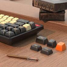 Ajazz K690t 無線機械鍵盤三模可定製熱插拔rgb白輸出開關黑白配色 - 黑與白 - 查看 5