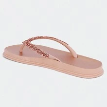 Women Flat Sandals - 香檳色 - 查看 5