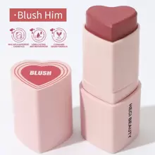 HECI BEAUTY HECI BEAUTY 3-In-1 Heart Shaped Cream Blush Stick, Lovely Colors Of Pink Rose Glow, Long-Lasting Makeup Blush Suitable For Lip, Eye & Cheek, 1pc, LOVE Holiday Gifts For Women And Girls, Y2K
