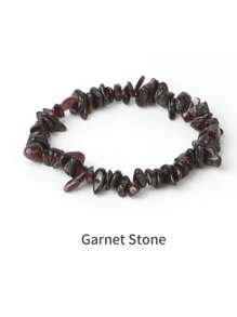 1pc Stone Decor Beaded Bracelet - Multicolor - View 22