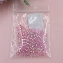 100pcs/pack 4mm Diameter Glass Beads, Mix Color Spacer Beads, Used For Diy Jewelry Making (earrings/necklaces/) - Clear - View 9