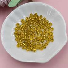 100pcs/pack 4mm Diameter Glass Beads, Mix Color Spacer Beads, Used For Diy Jewelry Making (earrings/necklaces/) - Clear - View 7