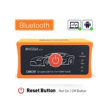 MAOZUA 1 件橘色 Elm327 Z137 讀碼器 V1.5 Obd2 汽車診斷掃描器相容於 Android 和 Ios 手機讀取故障碼 - 橘色 - 查看 5