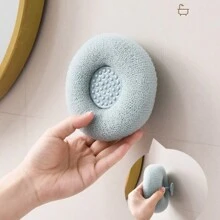 1 件淺粉色吸盤男女按摩沐浴球、浴刷浴巾手套、背部洗滌器和去角質身體磨砂膏 - 淺粉色 - 查看 7