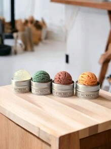 Gelish Solido IceCream Yantu UV paleta de 4 colores de 5ml Gama 2 - Beis - Ver 1