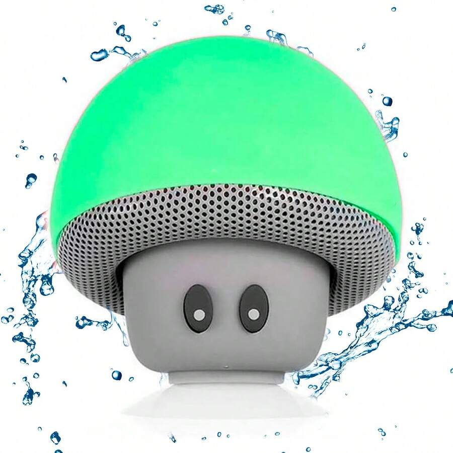 Mini Bocina Bluetooth Hongo Recargable - Verde - Ver 1