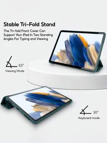 Case Compatible With Samsung Galaxy S6 Lite P610 P615 A7 A7 Lite A8.0 A10.1 A10.5 Tab A8 X205 X200 PU Tablet Cover Smart Case - Dark Green - View 7