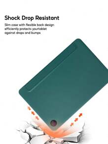 Case Compatible With Samsung Galaxy S6 Lite P610 P615 A7 A7 Lite A8.0 A10.1 A10.5 Tab A8 X205 X200 PU Tablet Cover Smart Case - Dark Green - View 6