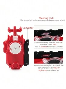 Lanzador Ripper Universal Sparking Lr Para El Juguete Burst Beyblade Booster De Color Azul - Azul - Ver 4