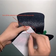 1入組通用多色卡通雪人裝飾毛氈布門貼,適用於商店和窗戶裝飾,聖誕飾品 - 彩色 - 查看 8