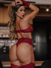 Women Sexy Lingerie - 紅色 - 查看 3