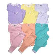 Baby Boys Bodysuits - Màu Hồng baby - Xem 3