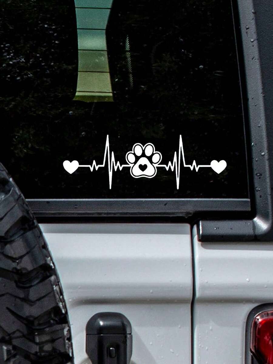 Sticker bên ngoài Nhãn dán xe - trắng - Xem 1