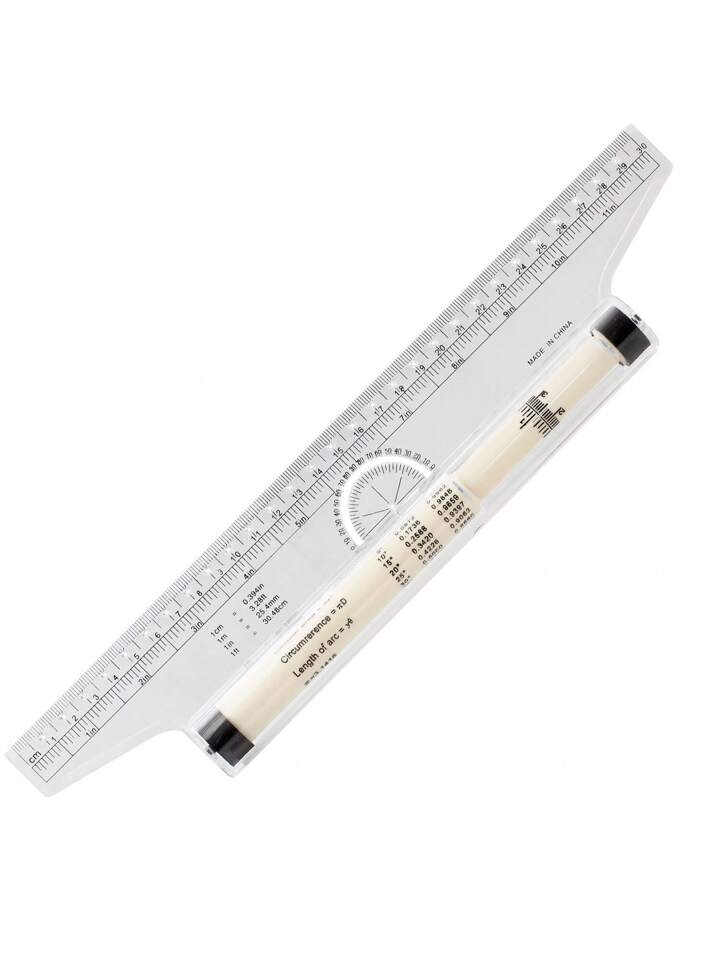 Multi Function Drawing Tool Roll Draw Ruler Metric Rolling Ruler Clear ...