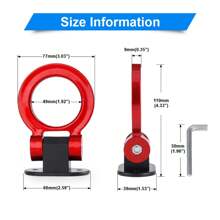 Universal Abs Car Front & Rear Trailer Sticker, Easy To Install, Vehicle Decoration - Blue - View 2