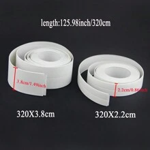 1pc Waterproof PVC Sealant Tape, Modern Grey Strong Adhesive Patch For Kitchen