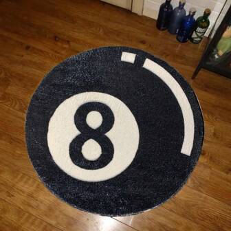 1 pieza Alfombra de Piso de Imitación de Cachemir con Forma Asimétrica, Suave y Antideslizante, Lavable a Mano para Todas las Estaciones, para Uso en Interiores, Decoración de Habitación