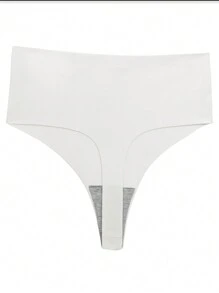 3入組領袖冰絲無痕高腰t型後蝴蝶結女士內褲