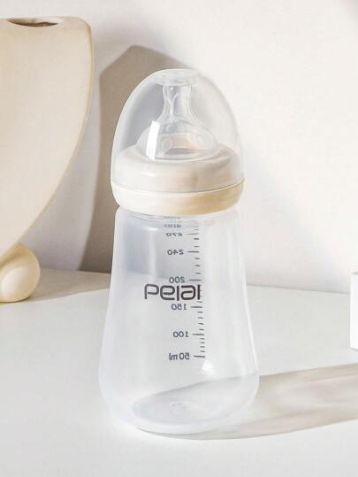 1pc Baby Wide Neck PP Bottle, 150ml/240ml/300ml, Suitable For Newborns To Drink Milk And Water