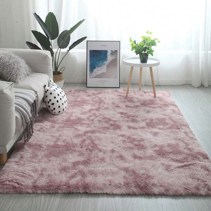 Decorative Rug 120 X 160 Cm Living Room And Bedroom - 粉色 - 查看 1