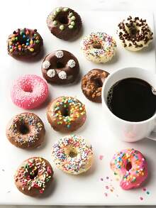 Mini Donut Making Machine. Highly Resistant Electric Waffle Maker.