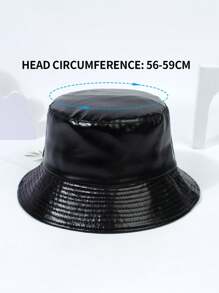 1 chiếc mũ ba chiều mờ thời trang dành cho nữ màu đen có chức năng chống nước & chống tia cực tím Thích hợp cho các hoạt động ngoài trời như câu cá, đi bộ đường dài, bãi biển, v.v. - màu đen - Xem 4