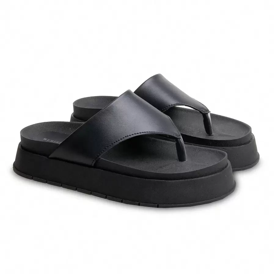 Women Flat Sandals - Black - View 1
