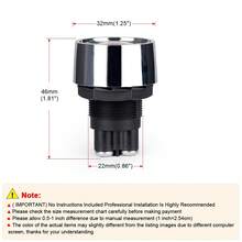 汽車引擎一鍵啟動開關50a無按鈕開關dc 12v / 24v賽車小啟動按鈕點火啟動器開關停止 - 紅色 - 查看 3