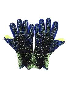 A Pair Of Football Goalkeeper Gloves, Goalkeeper, Adult Goalkeeper Finger Protection Equipment, Non-Slip Training Wear-Resistant Gloves Football Gloves