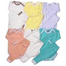 Baby Boys Bodysuits - 黃色 - 查看 5