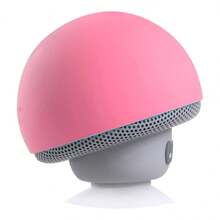 Mini Bocina Bluetooth Hongo Recargable - Rosa - Ver 4