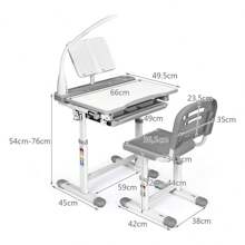 Desks & Desk Sets - Grey - View 4