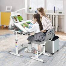 Desks & Desk Sets - Grey - View 2
