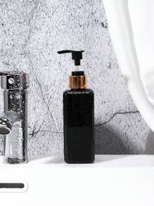 1pc Portable Square 200ml Press-Type Lotion Dispenser Bottle Home Bathroom Decor