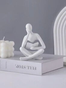 1 件北欧风格奢华树脂抽象人物阅读书桌面装饰装饰品最佳