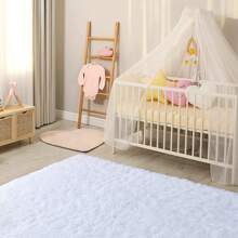 Alfombra Decorativa 120 X 160 Cm Sala De Estar Y Dormitorio - Blanco - Ver 4