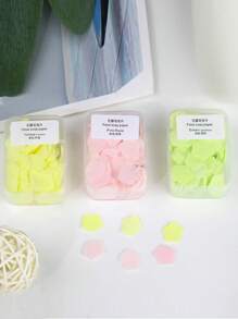 2盒輕便一次性肥皂紙，戶外旅行便攜，洗手抗菌肥皂紙，花瓣洗手片帶有持久香氣，是海灘度假的必需品(包裝隨機) - 粉色 - 查看 3