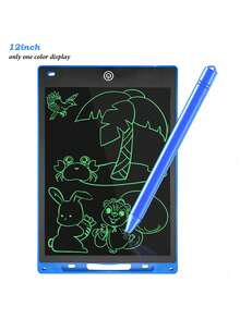 Pizarrón Mágico 12  pulgadas Tablet Dibujo Escribir Pluma - Azul - Ver 3