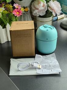 nbshan 迷你加濕器-汽車,辦公室,臥室清爽的香薰擴散器-220毫升容量-2種霧化模式-安靜運行-聖誕禮物 - 綠色 - 查看 12