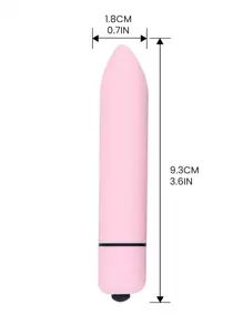 lemezee 1 Pezzo Mini Vibratore a proiettile, Stimolatore vaginale e clitorideo a vibrazione per il punto G, Vibratore dildo, Giocattolo sessuale per adulti, Articoli per adulti per la masturbazione, Giocattoli sessuali per donne, Masturbazione femminile, Giocattoli sexy 1*AAA (Senza batteria/Modalità singola vibrazione)