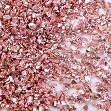 20g假金石片/鍍金玻璃珠用於手工藝品樹脂指甲diy藝術裝飾,填充花瓶以及製作環氧樹脂藝術珠寶等 - 金色 - 查看 20