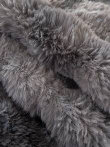 1 件冬季加厚毛絨沙發套適用於 1/2/3/4 人座沙發,帶座墊和扶手套 - 深灰色 - 查看 8