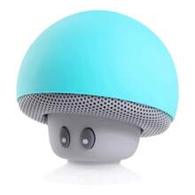 Mini Bocina Bluetooth Hongo Recargable - Azul - Ver 3