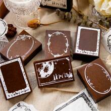 1pc Vintage Pattern Seal Stamp - Brown - View 4