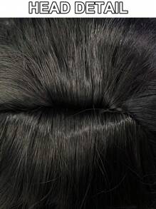 Retro Wavy Flip Beehive Wigs With Flat Bangs Black 12 Inch Short Sexy Women's Bob Wig For Daily Party Use Synthetic Glueless Heat Resistant Fiber Hair High Density 70s Pinup Wig 60s Retro Beehive Flip Wig Fits Vintage Costume School Halloween Thanksgiving Day Christmas Costume Accessories & 1pc Wig Cap - Black - View 9